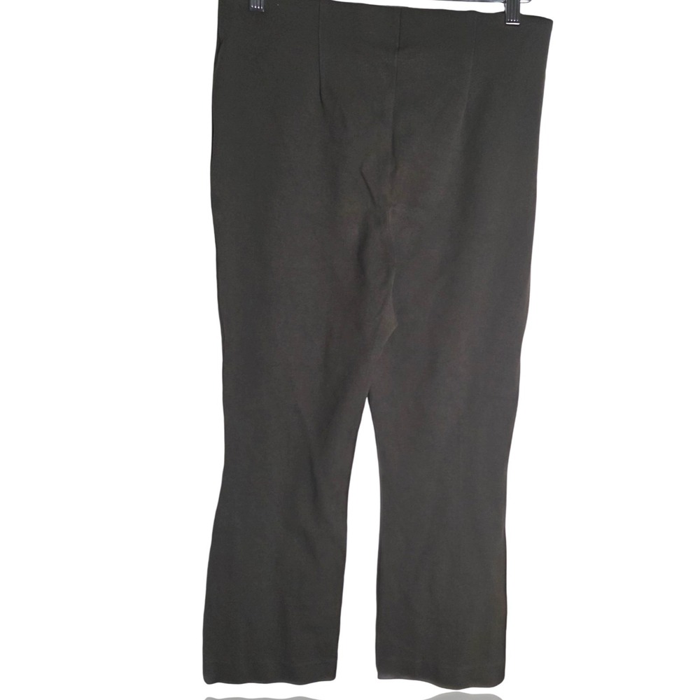 Talbots Montauk Pants Womens 10 Green Casual Stretch Pull On Rayon Blend